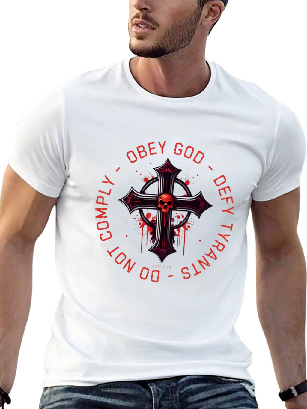 Obey God Defy Tyrants Graphic Tee