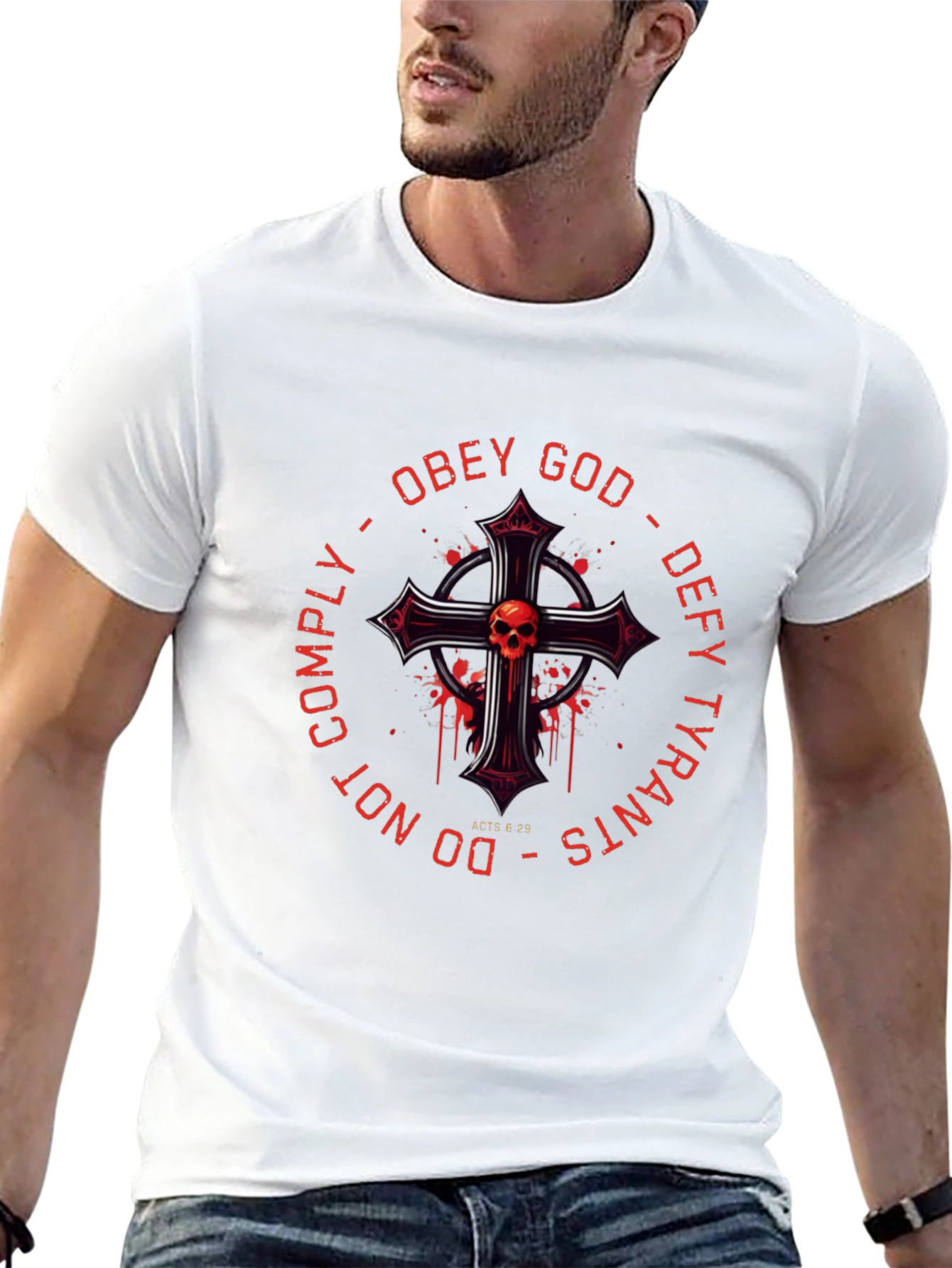 Obey God Defy Tyrants Graphic Tee