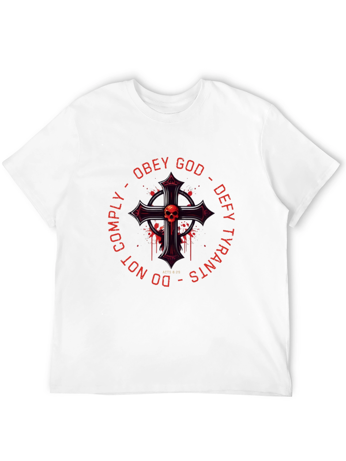 Obey God Defy Tyrants Graphic Tee