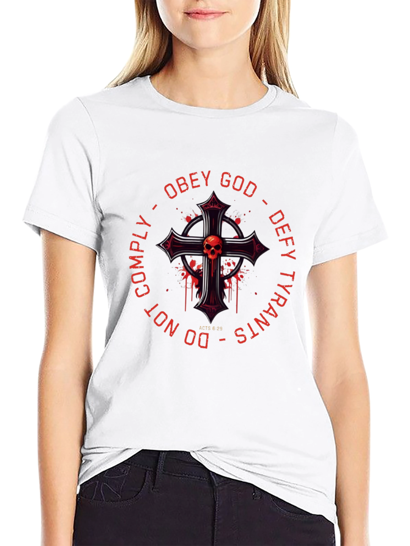 Obey God Defy Tyrants Graphic Tee