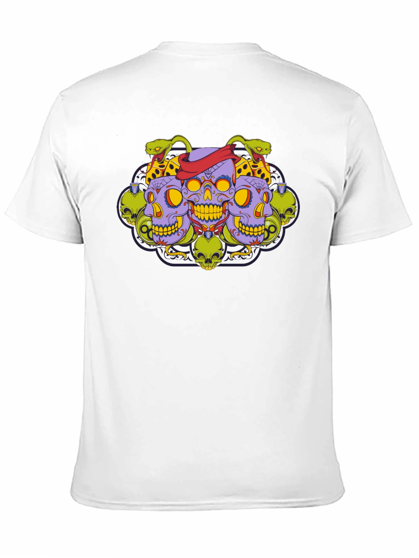 Skull & Serpent Graphic Tee - Edgy Style