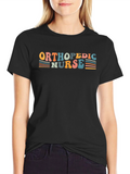 Orthopedic Nurse Graphic Tee - Retro Style