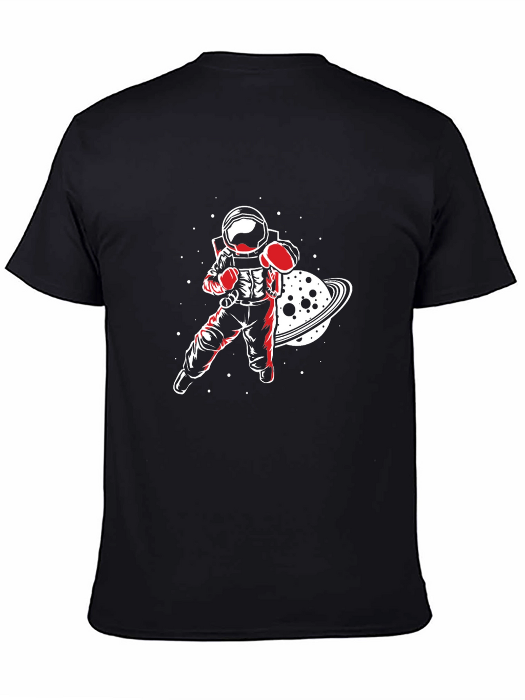Astronaut Boxer Graphic Tee - Space Punch!