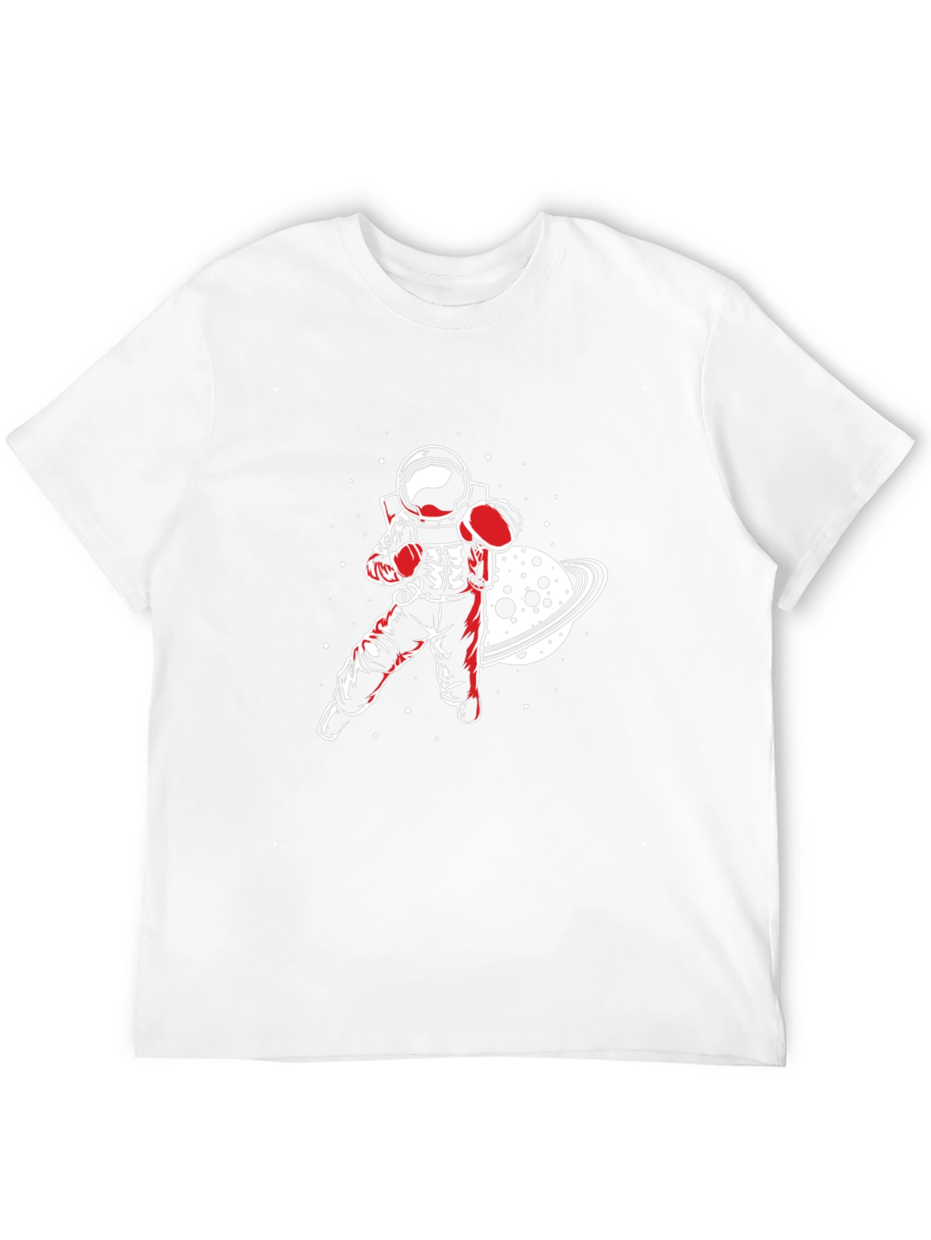 Astronaut Boxer Graphic Tee - Space Punch!