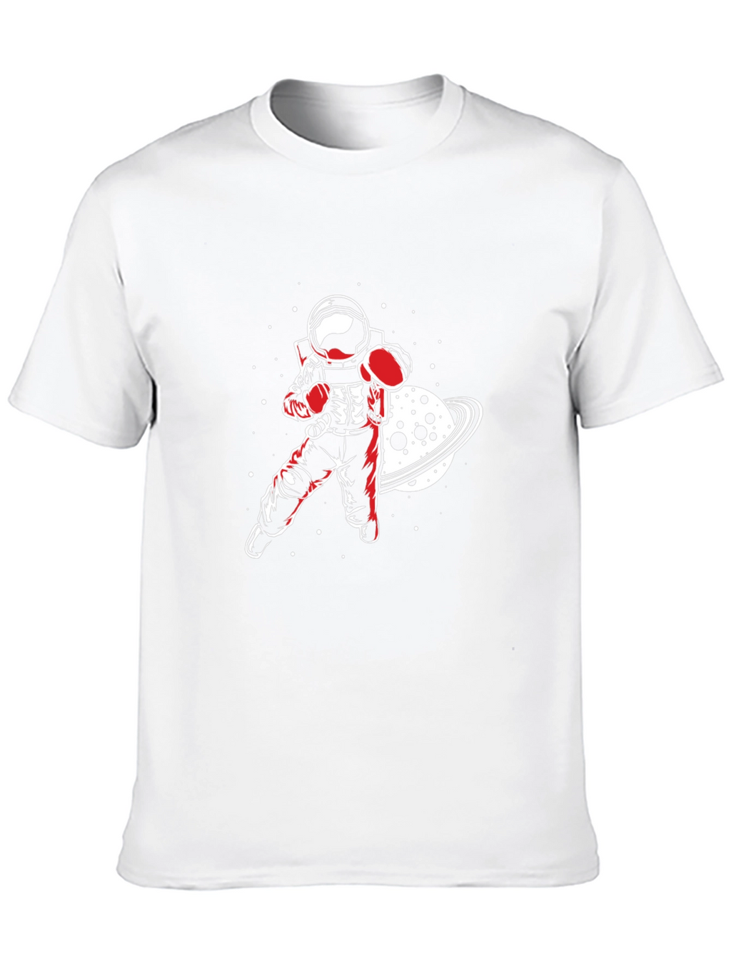 Astronaut Boxer Graphic Tee - Space Punch!