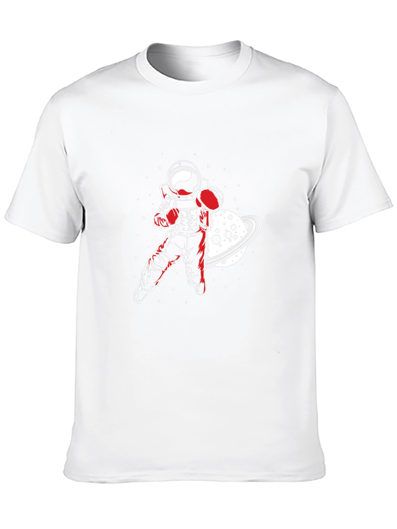 Astronaut Boxer Graphic Tee - Space Punch!
