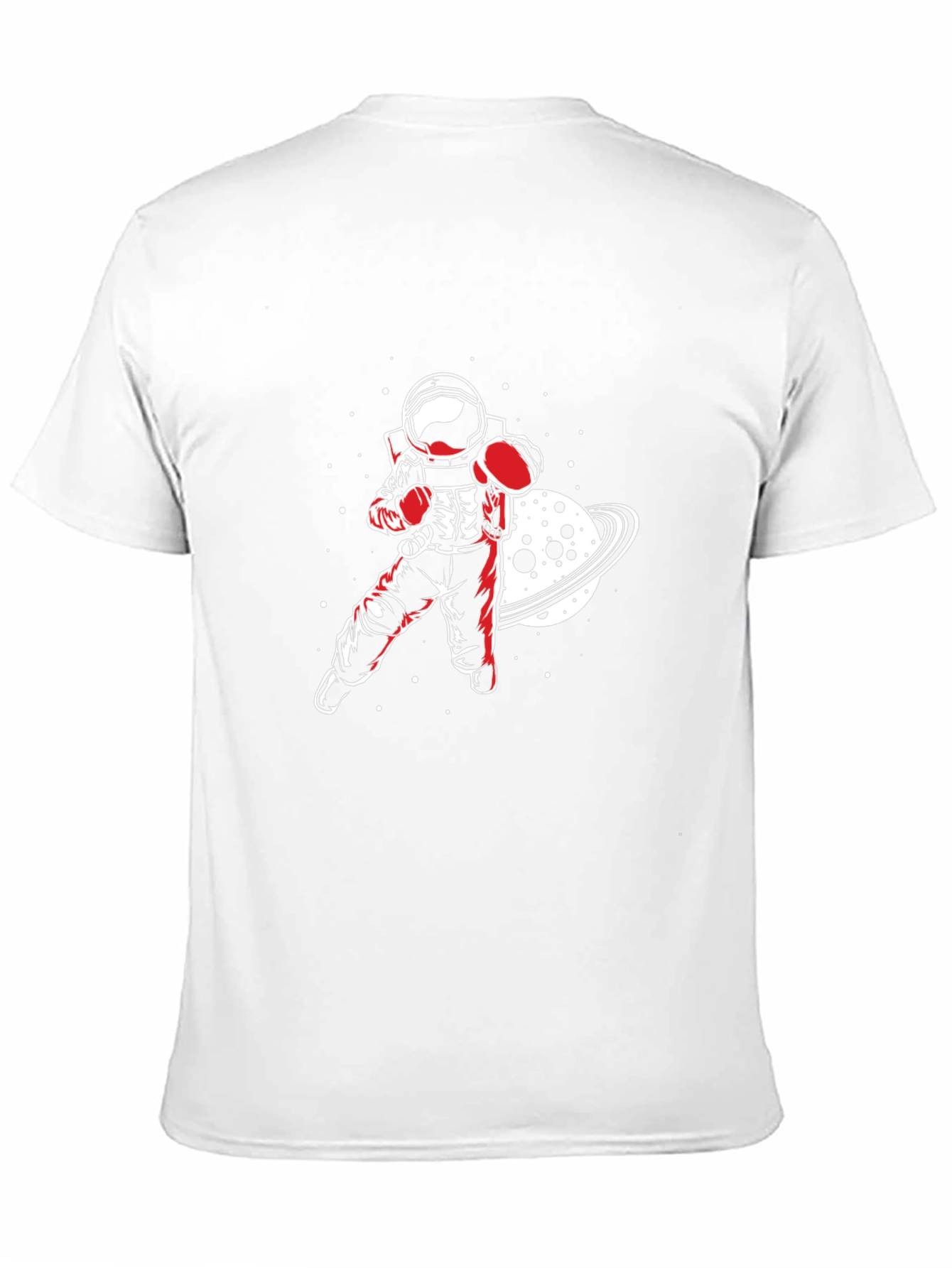Astronaut Boxer Graphic Tee - Space Punch!