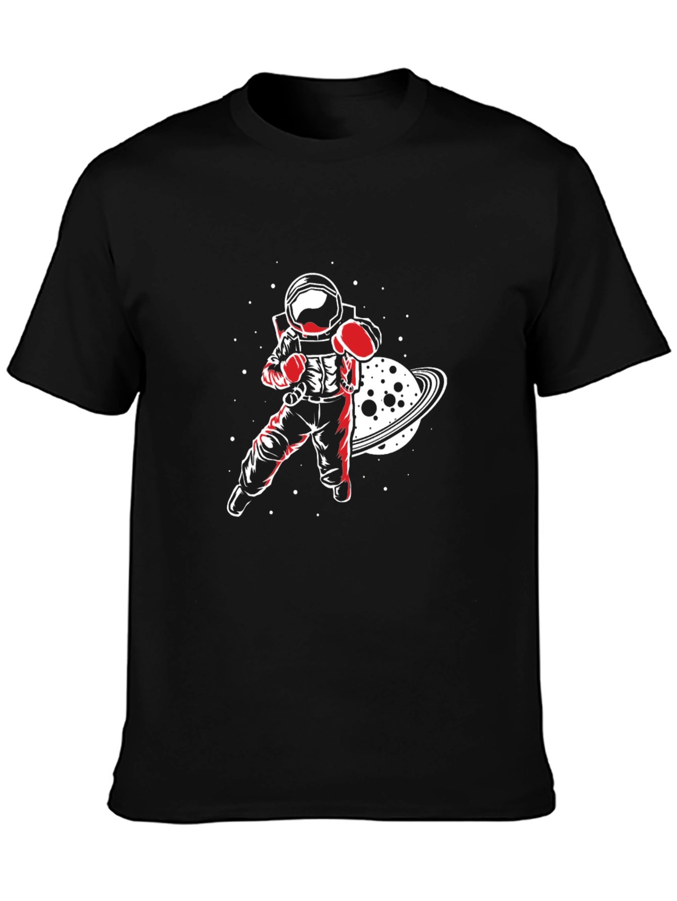 Astronaut Boxer Graphic Tee - Space Punch!