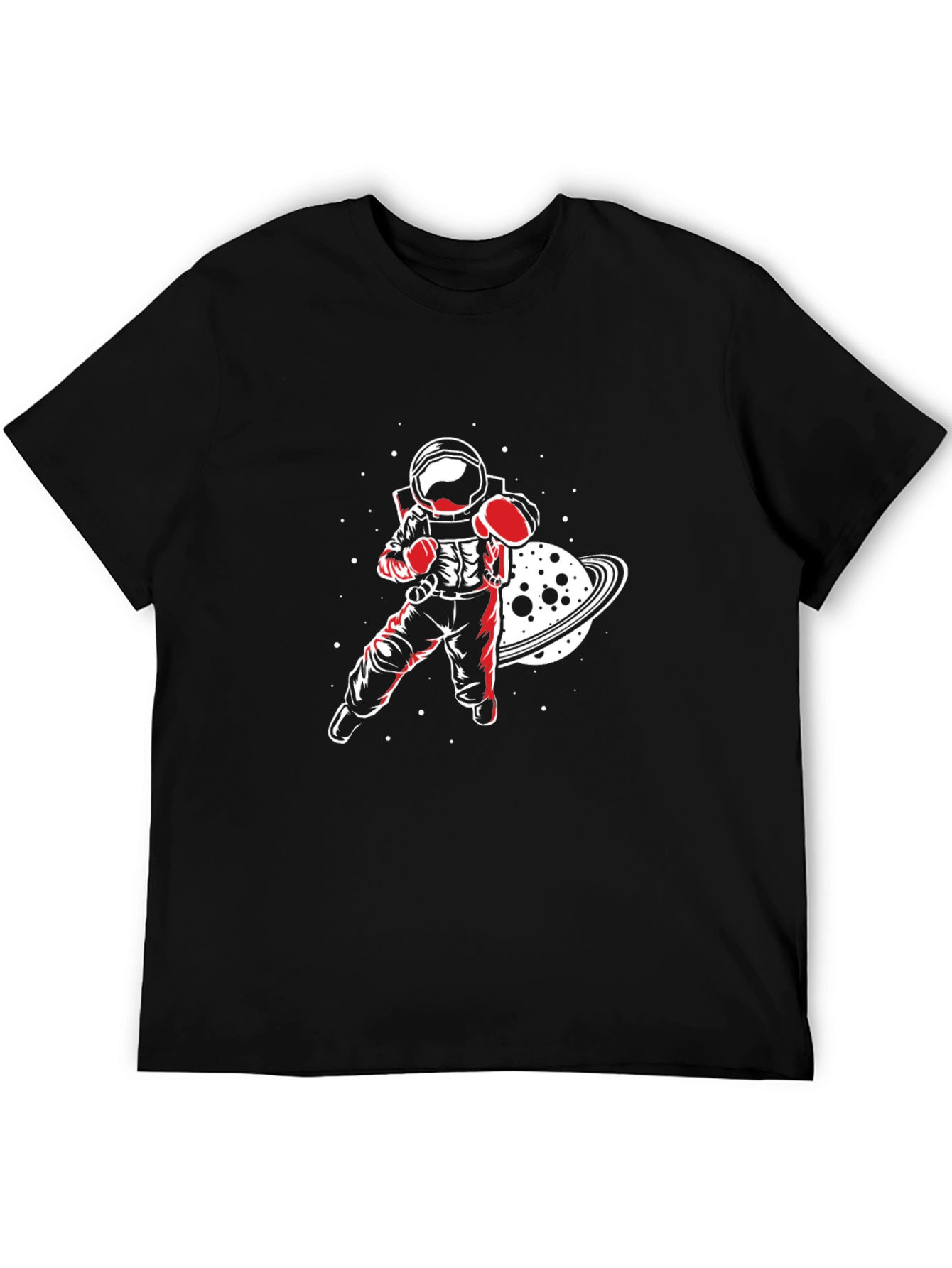 Astronaut Boxer Graphic Tee - Space Punch!
