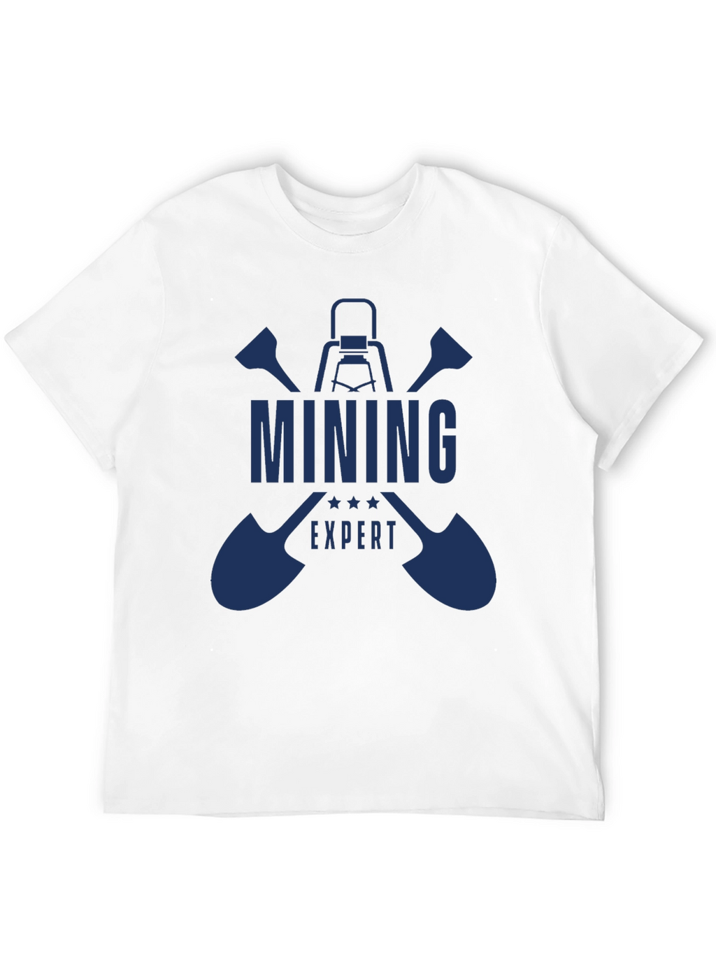 Mining Expert Graphic Tee - Black Cotton T-Shirt