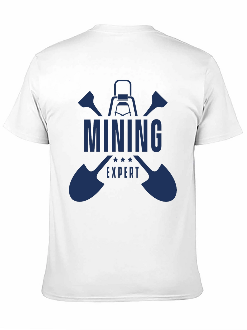 Mining Expert Graphic Tee - Black Cotton T-Shirt