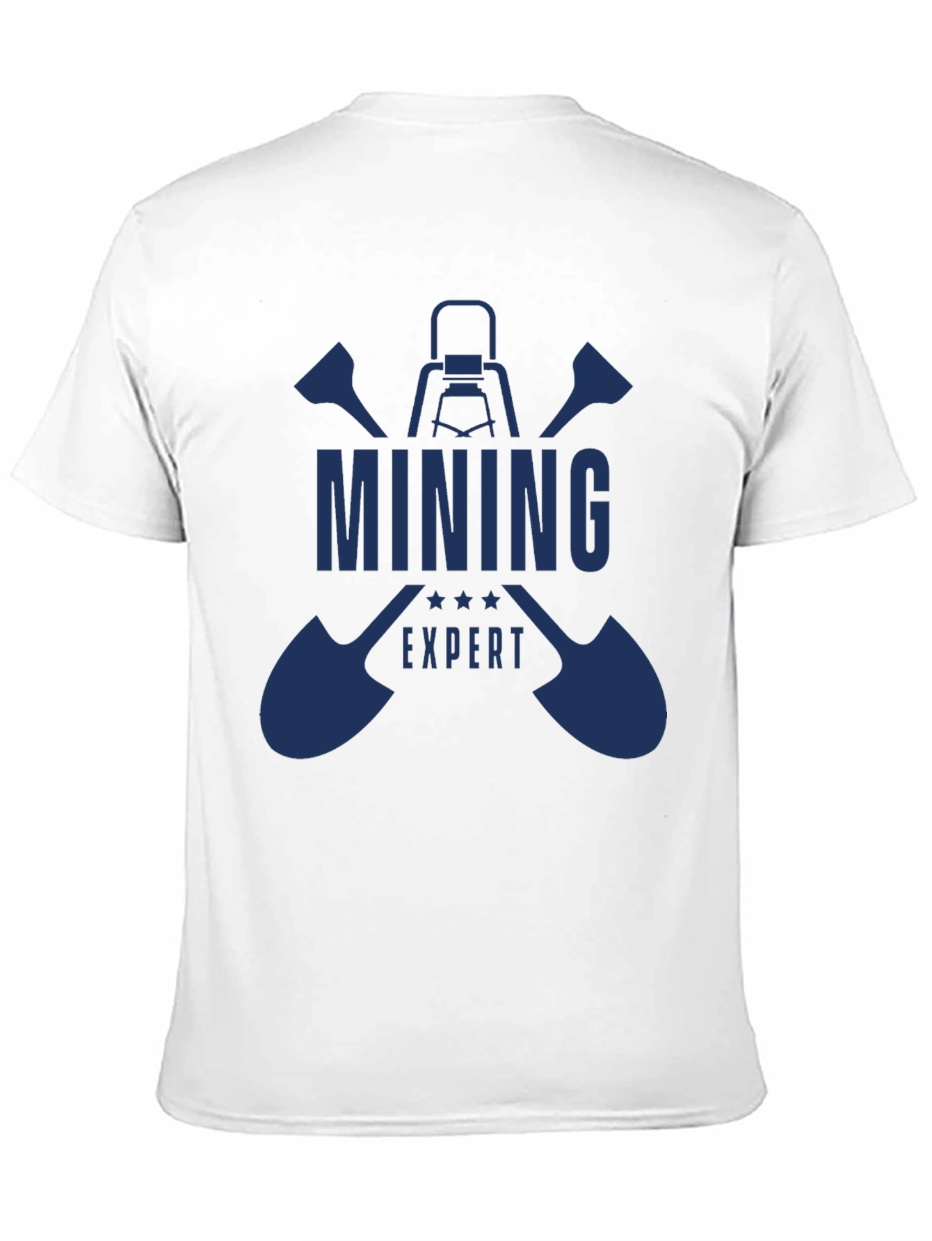 Mining Expert Graphic Tee - Black Cotton T-Shirt