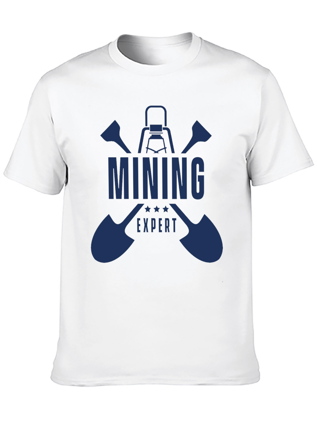 Mining Expert Graphic Tee - Black Cotton T-Shirt