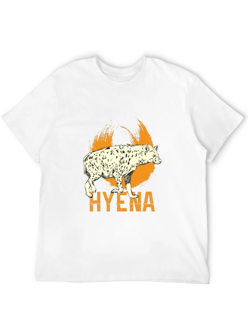 Hyena Graphic Print Mens Black T-Shirt