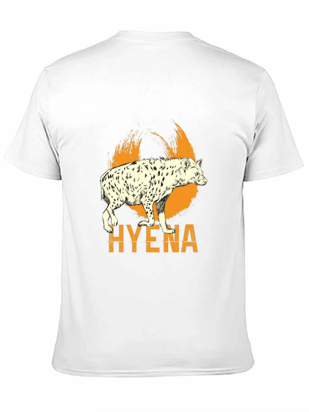 Hyena Graphic Print Mens Black T-Shirt