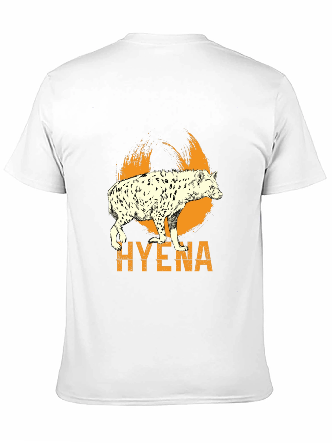 Hyena Graphic Print Mens Black T-Shirt