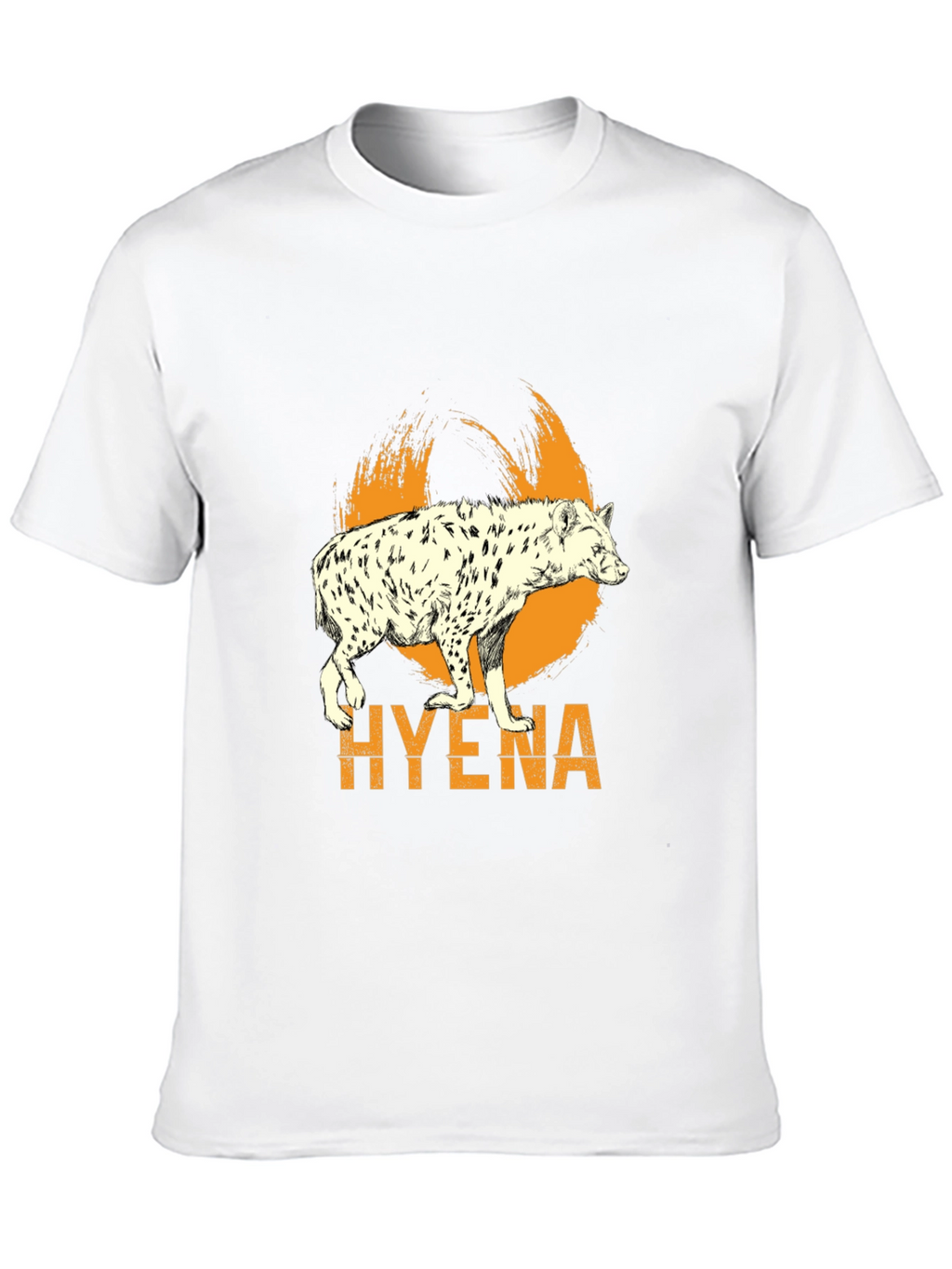 Hyena Graphic Print Mens Black T-Shirt