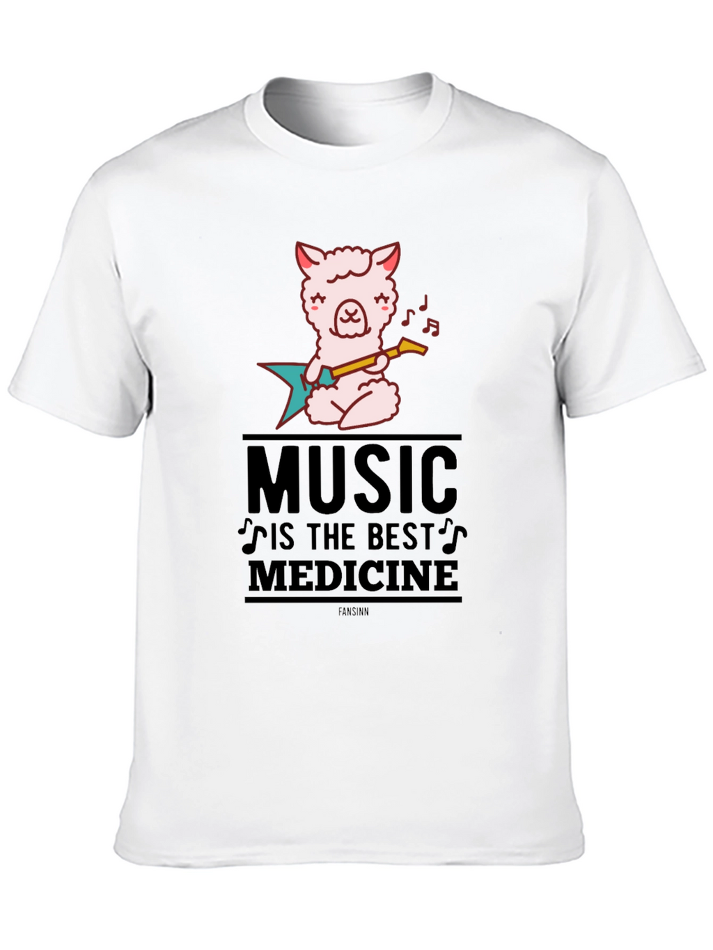 Music is Medicine Black Graphic Tee