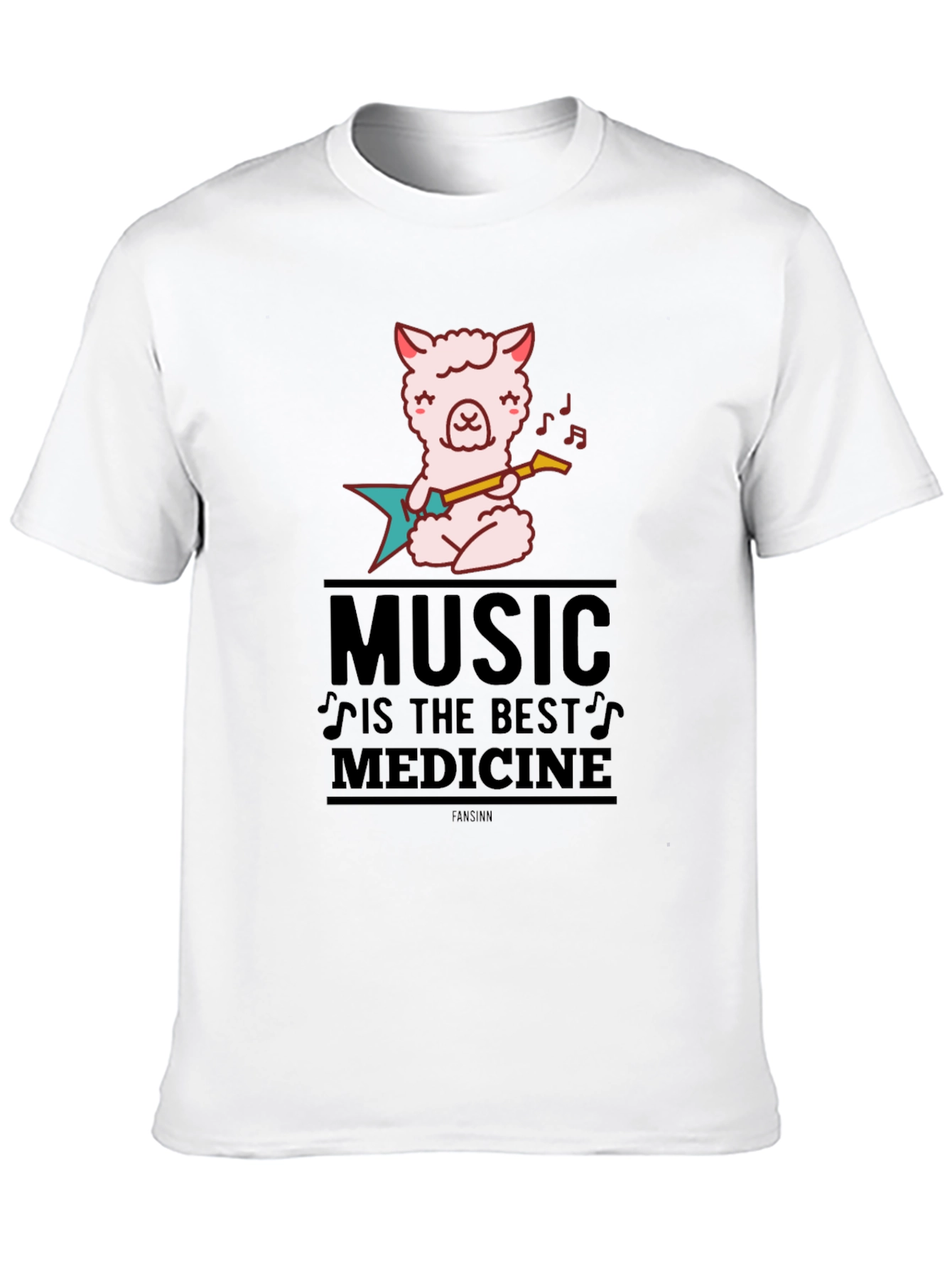 Music is Medicine Black Graphic Tee