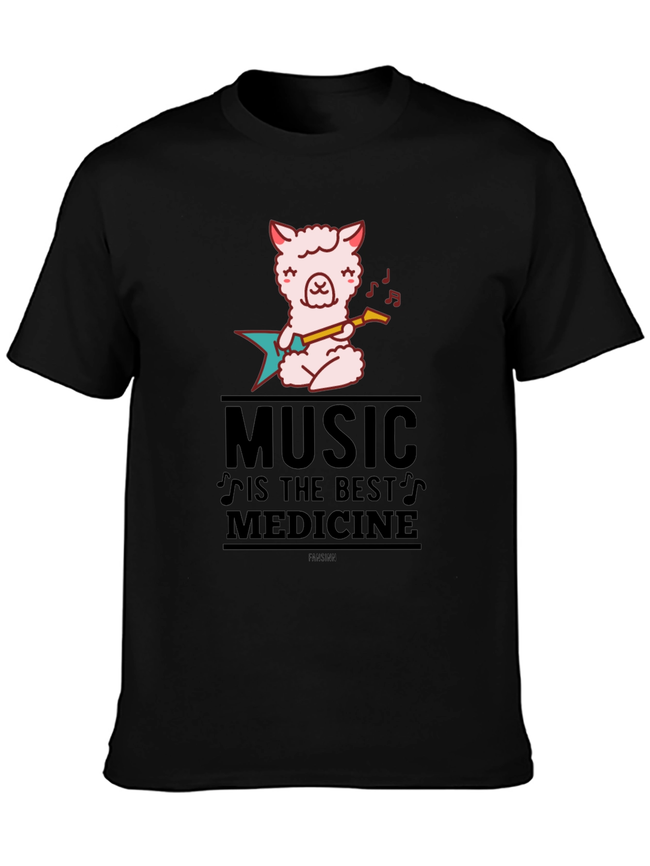 Music is Medicine Black Graphic Tee