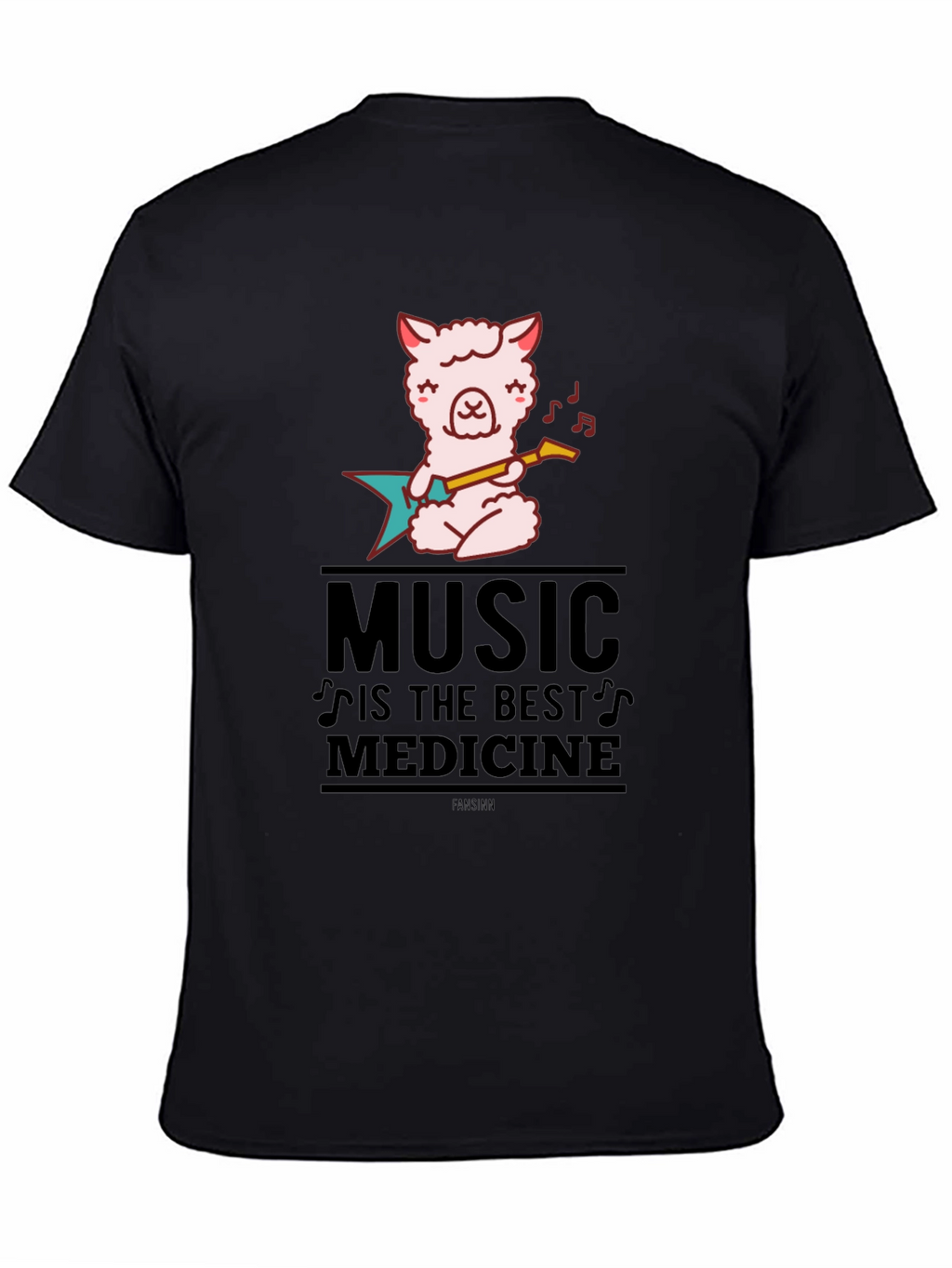 Music is Medicine Black Graphic Tee