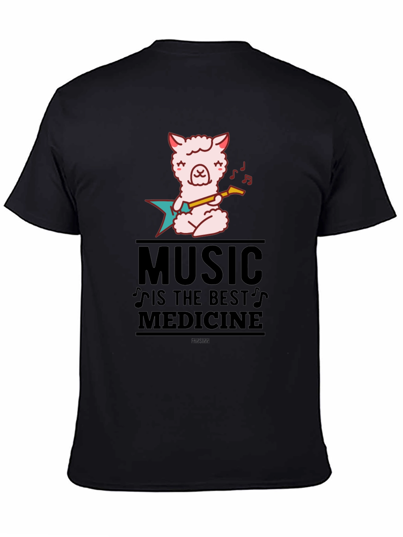 Music is Medicine Black Graphic Tee