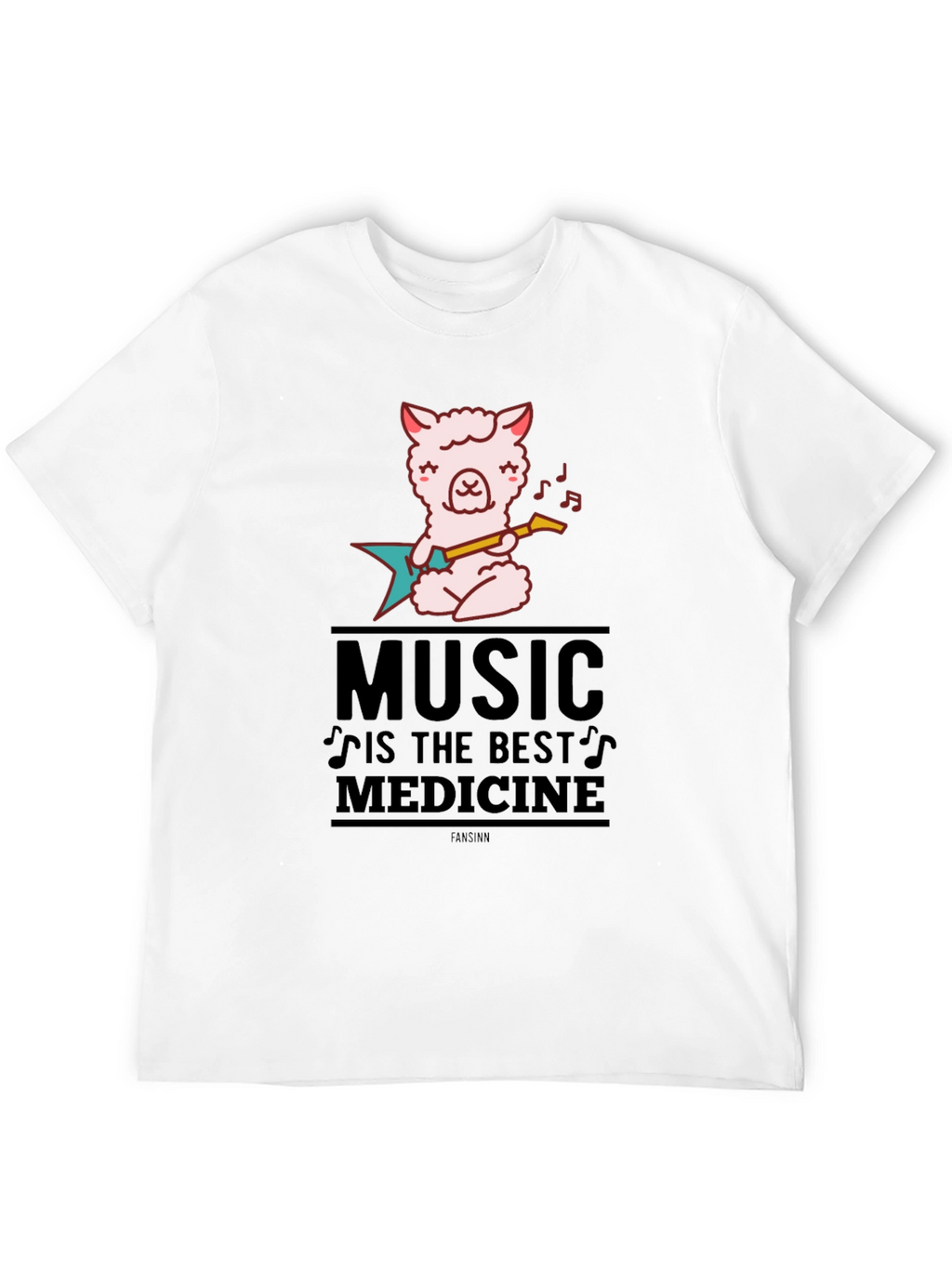 Music is Medicine Black Graphic Tee