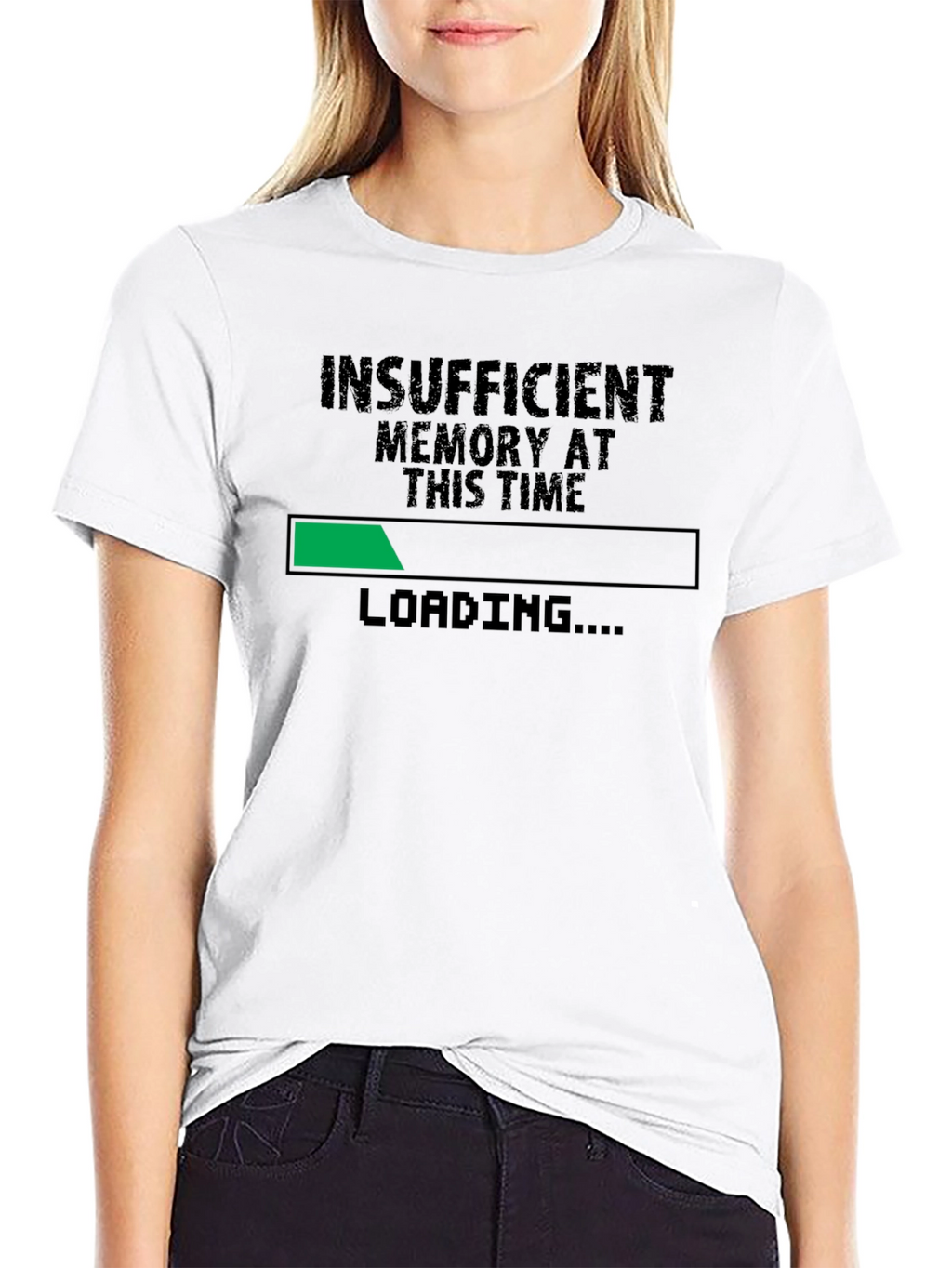 Insufficient Memory Loading Funny Geek T-Shirt