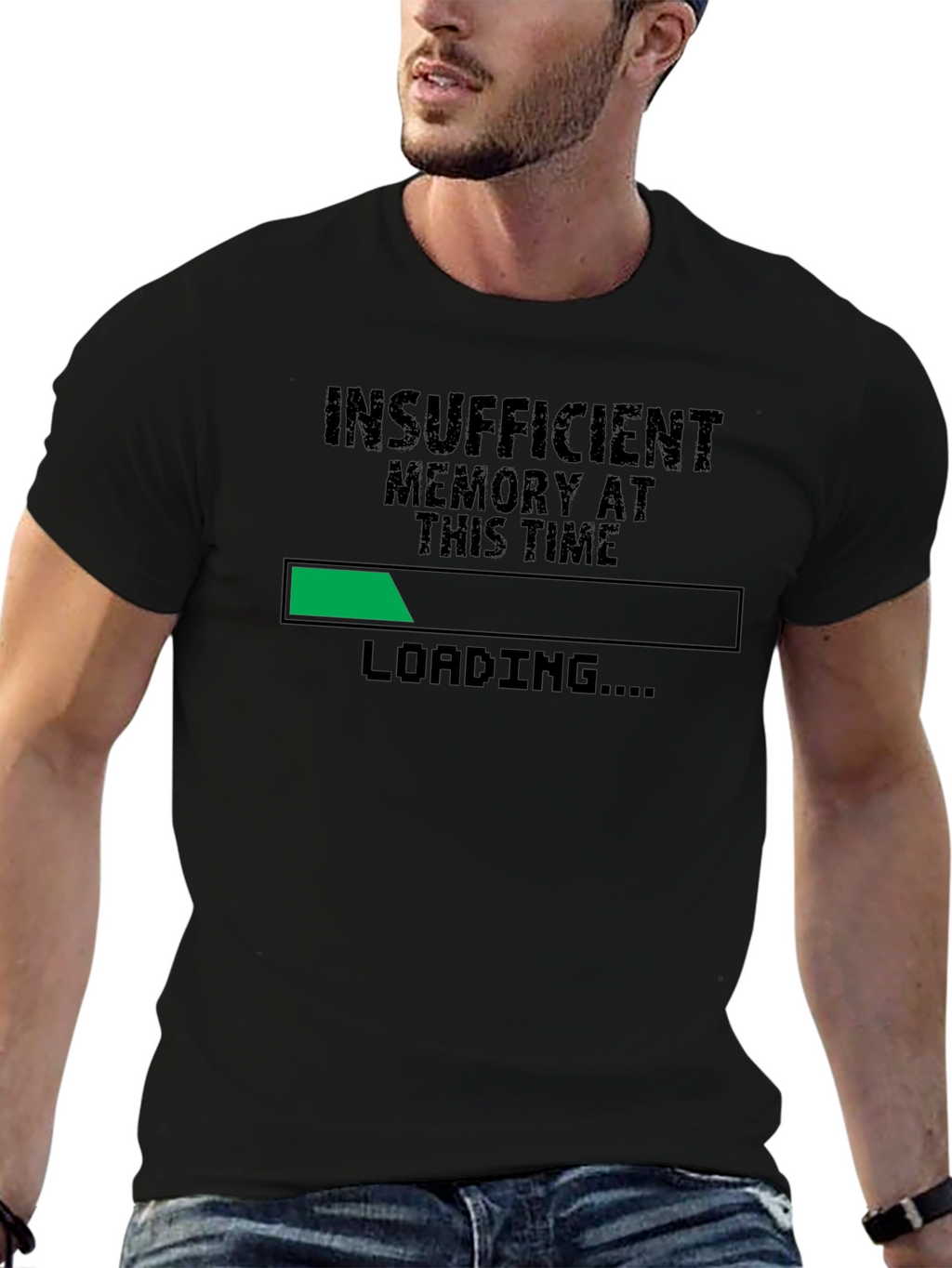 Insufficient Memory Loading Funny Geek T-Shirt