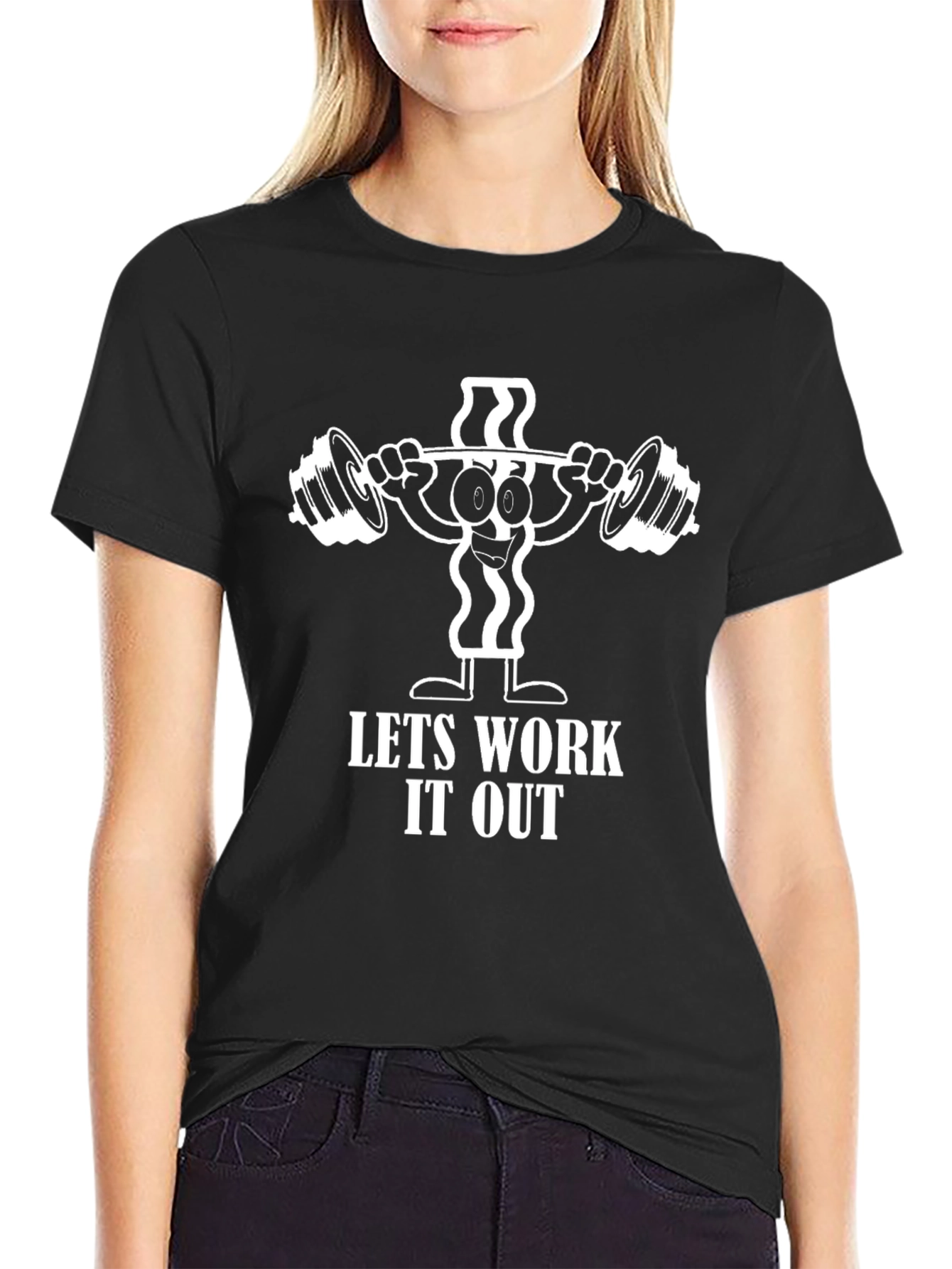 Lets Work it Out - Funny Workout T-Shirt
