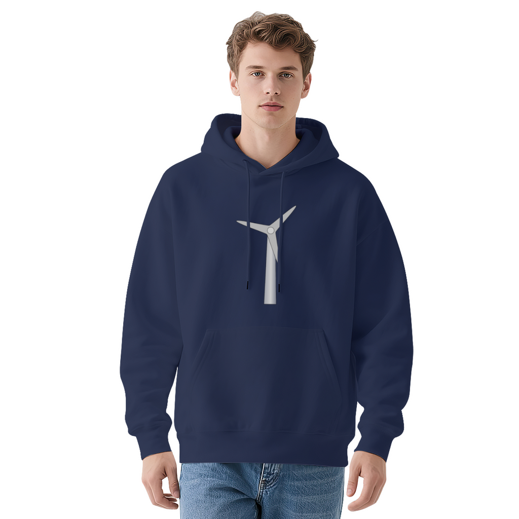 Wind Energy Eco Hoodie - Renewable Power Graphic Sweatshirt for Environmentalists