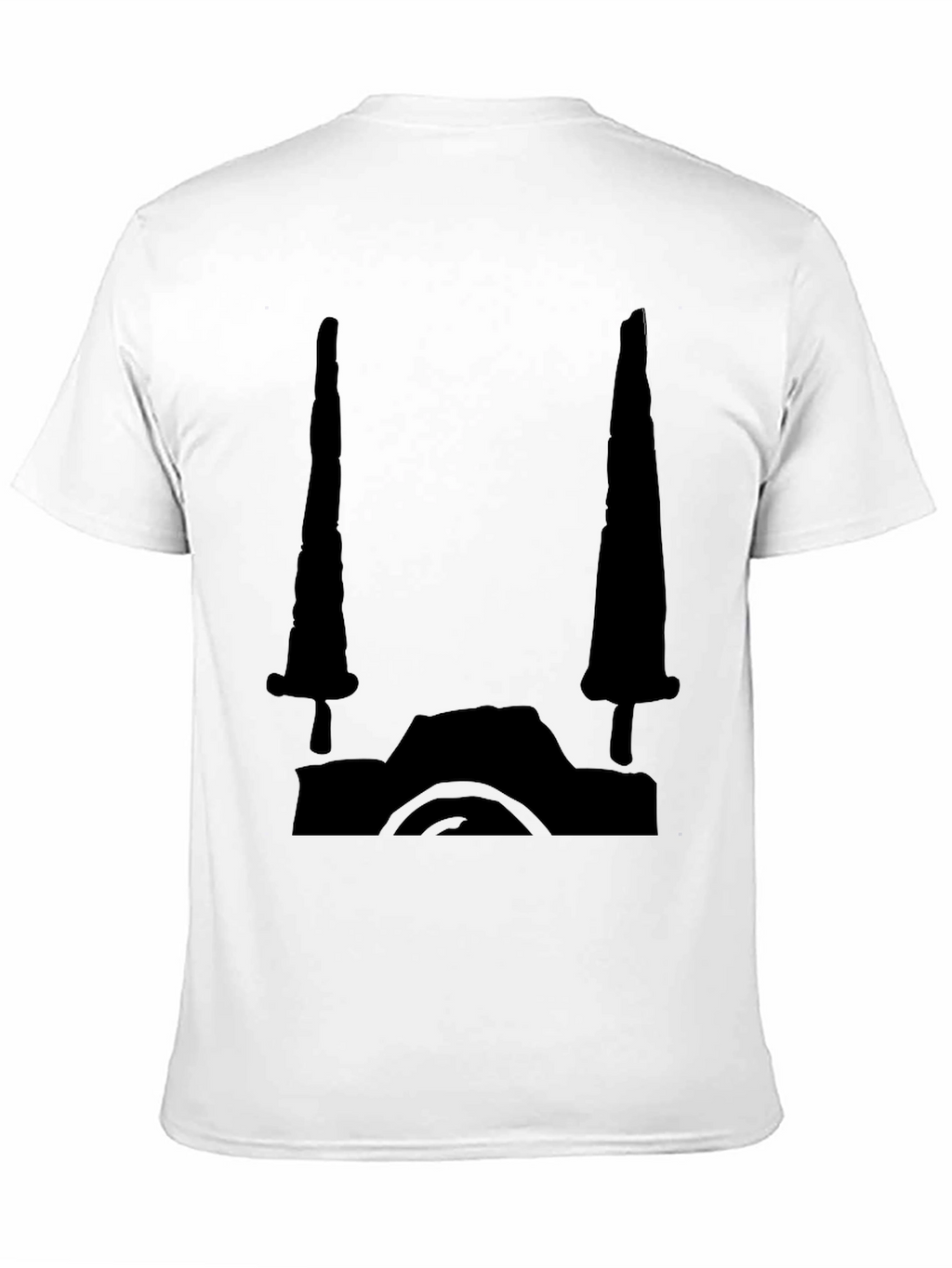 Black Graphic Tee - Camera Design