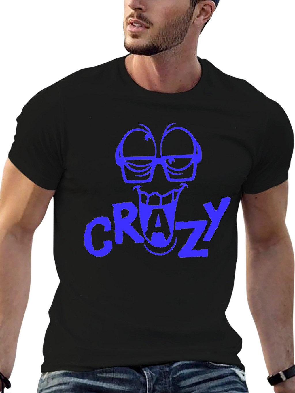 Crazy Graphic T-Shirt - Soft Cotton Tee