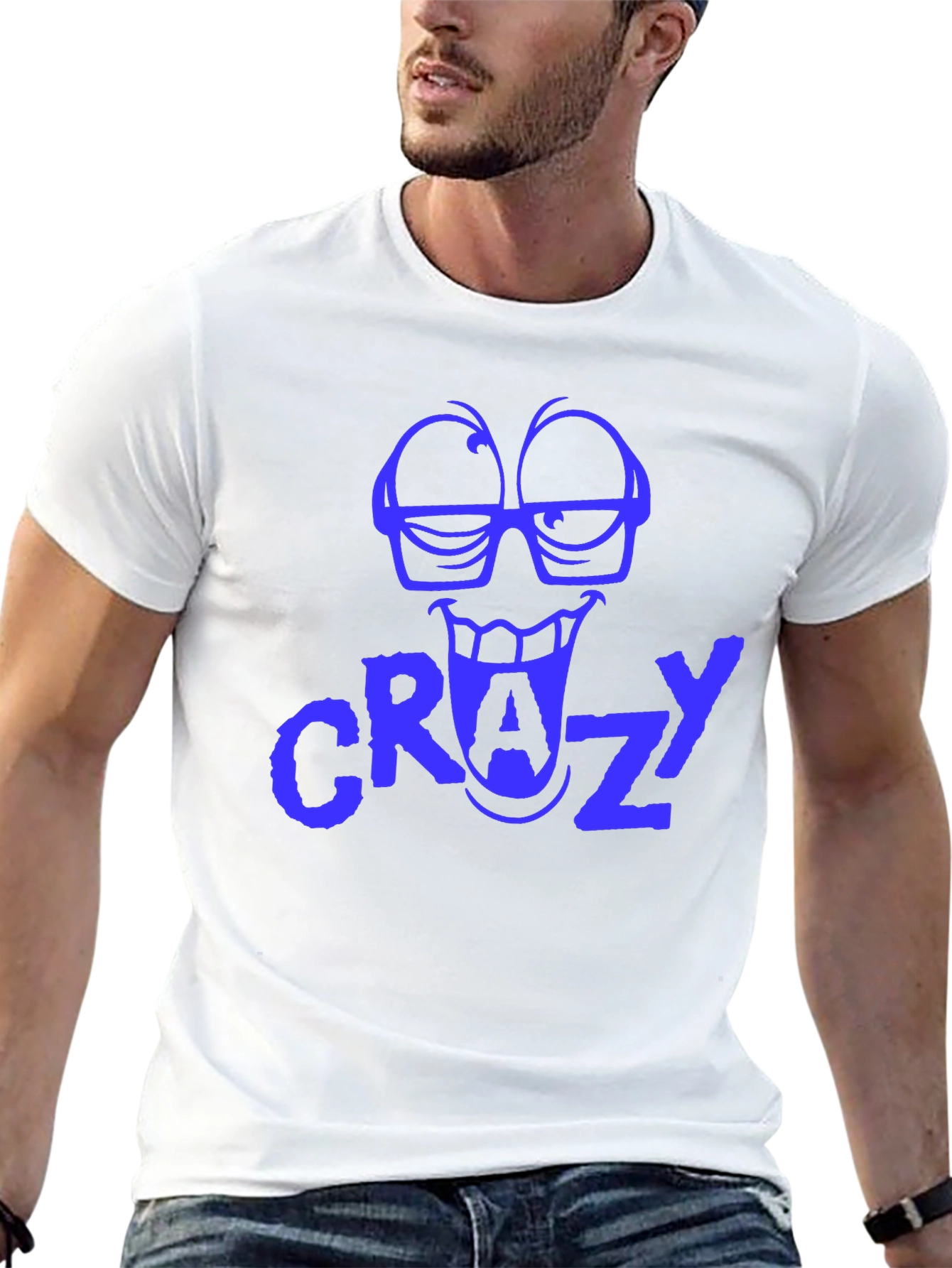 Crazy Graphic T-Shirt - Soft Cotton Tee