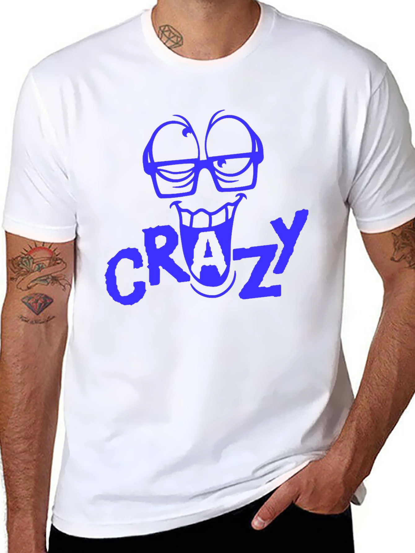 Crazy Graphic T-Shirt - Soft Cotton Tee