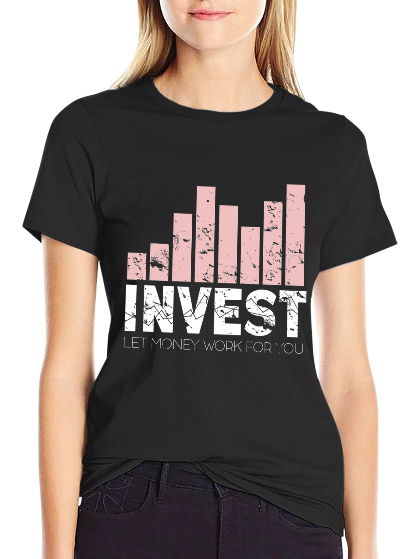 Invest Graphic T-Shirt - Let Money Work For You