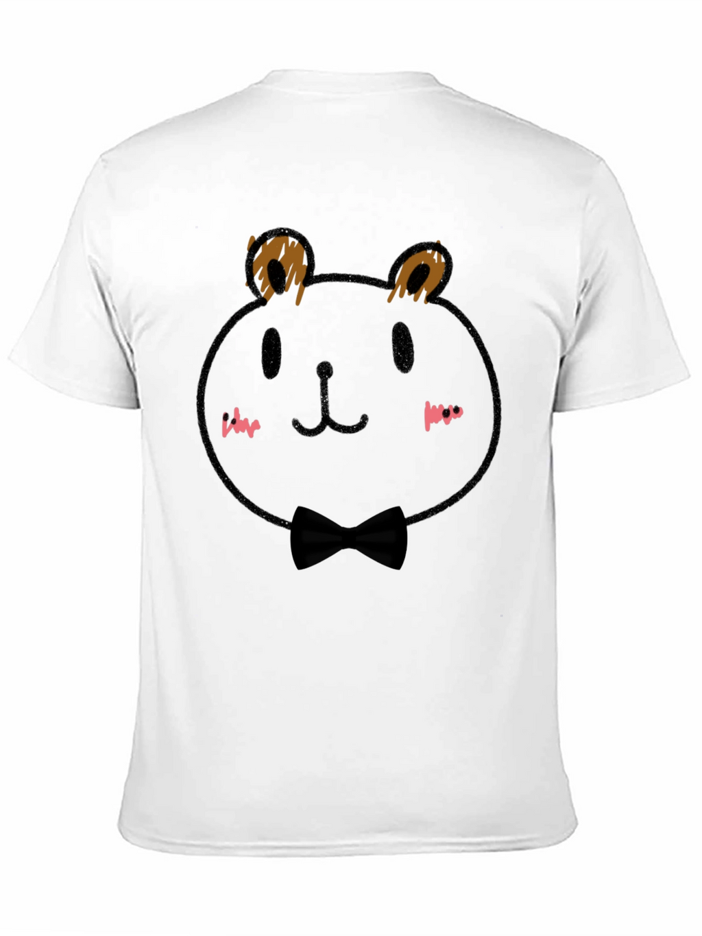 Black Bear Bow Tie T-Shirt