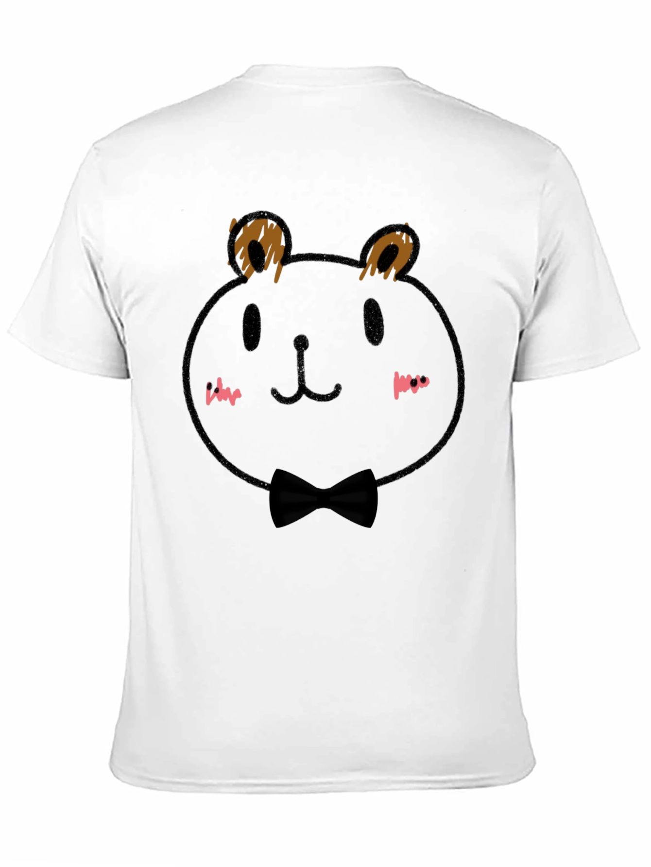 Black Bear Bow Tie T-Shirt