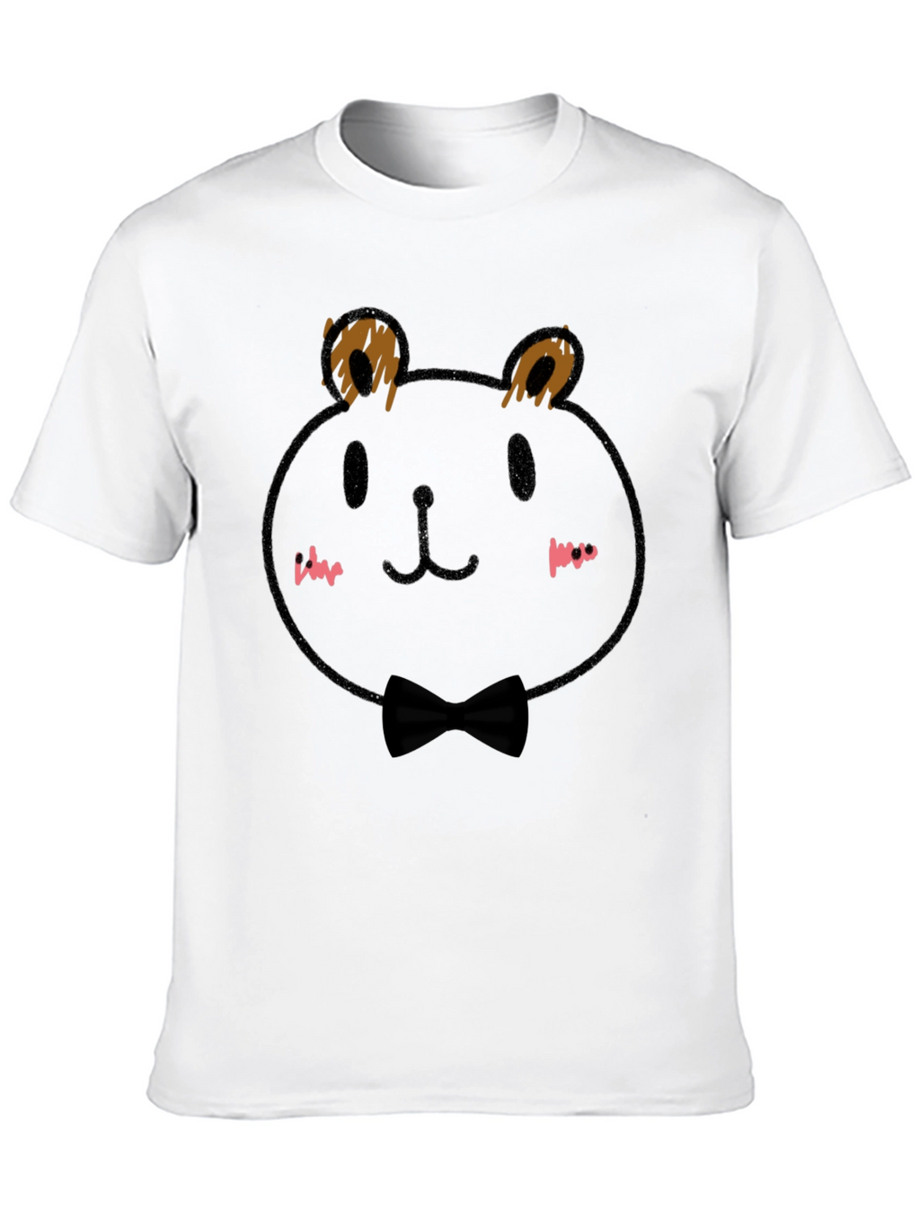 Black Bear Bow Tie T-Shirt