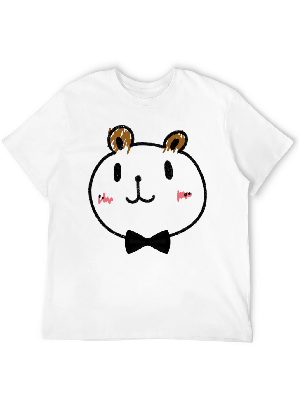 Black Bear Bow Tie T-Shirt
