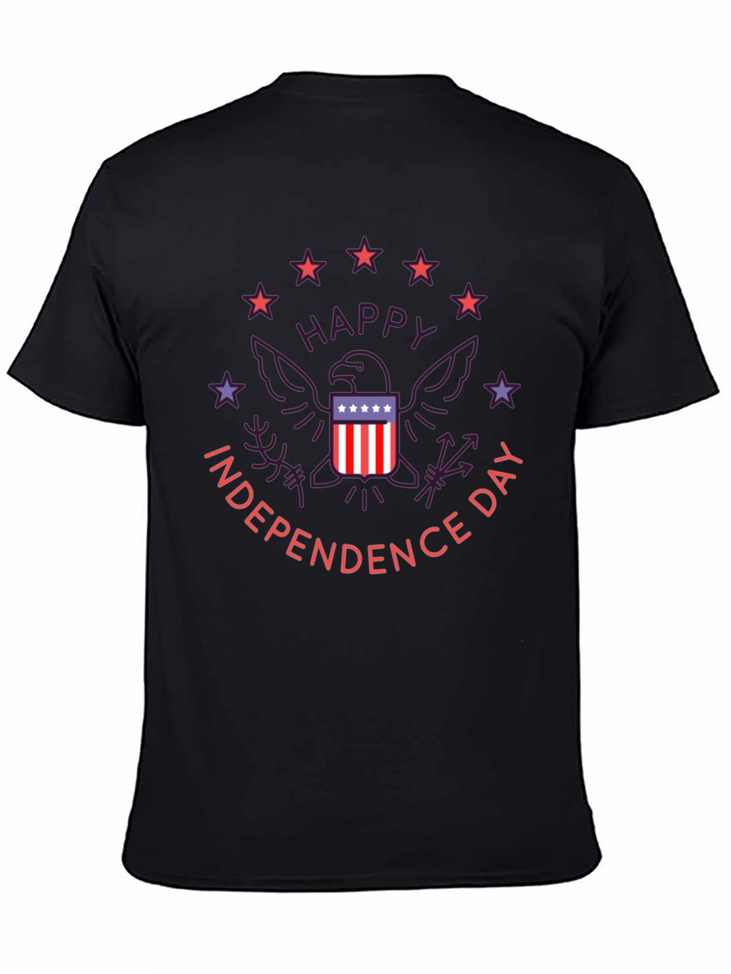 Patriotic Independence Day Graphic T-Shirt