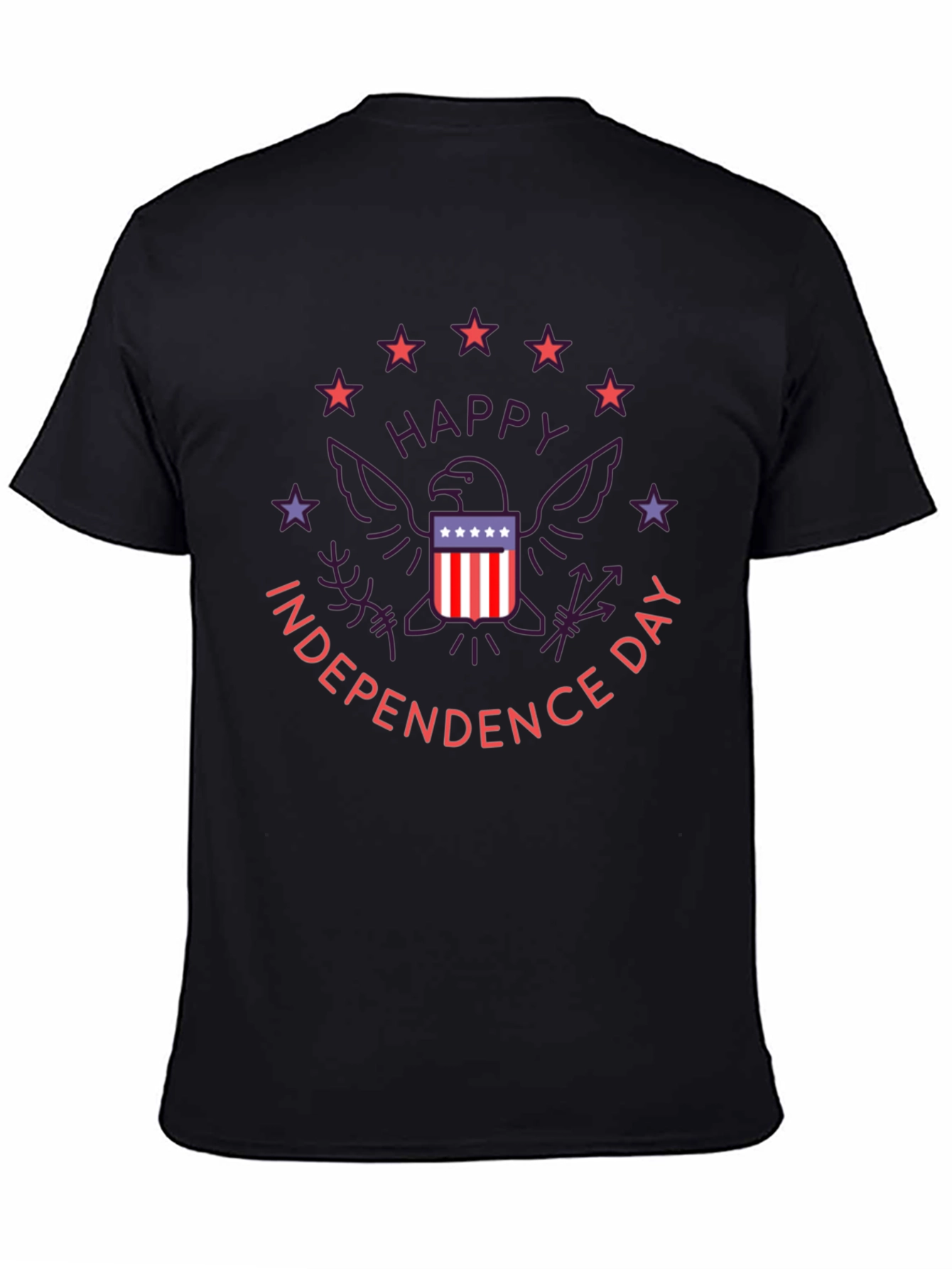 Patriotic Independence Day Graphic T-Shirt