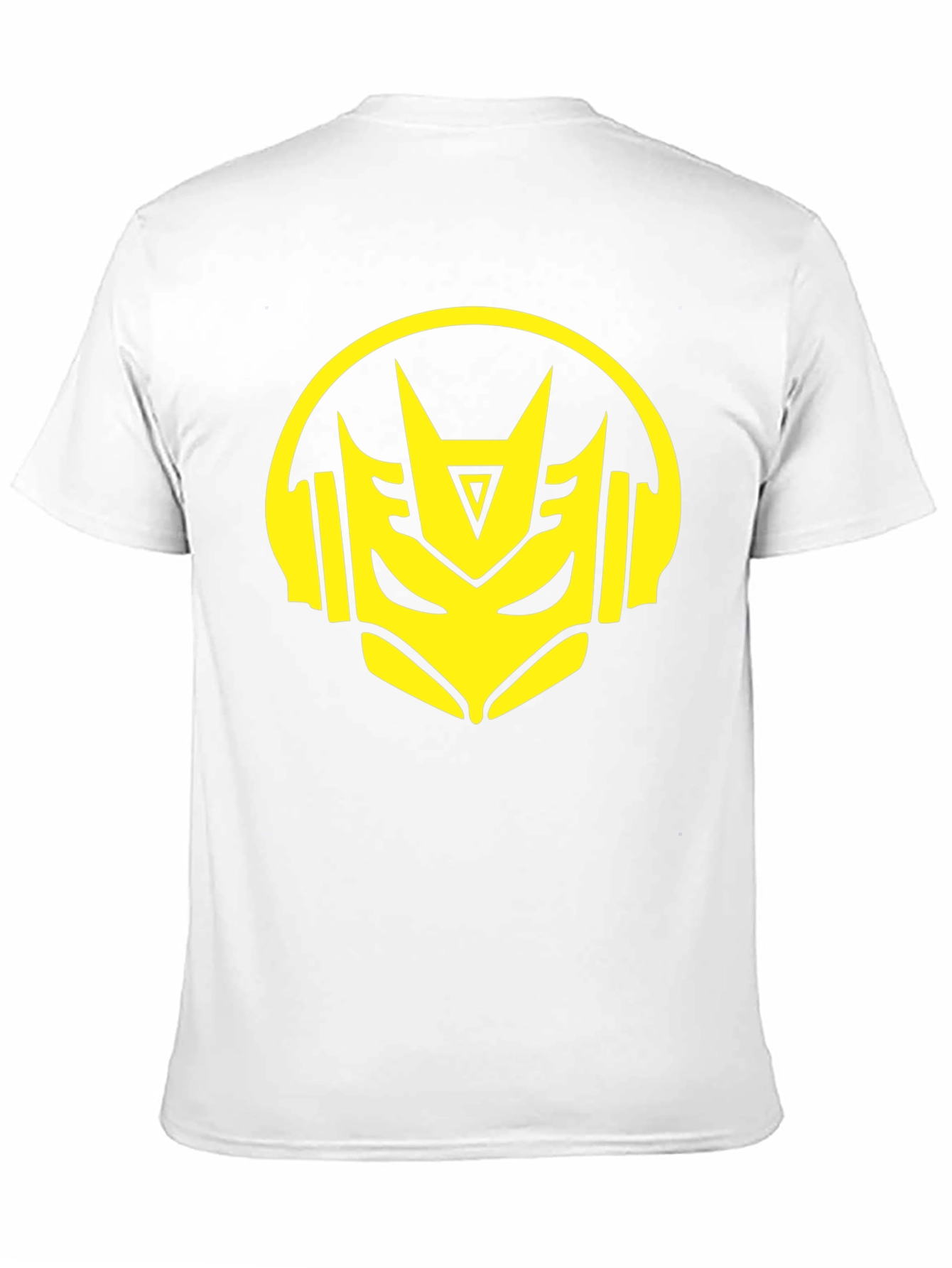Robot Headphone Graphic Black T-Shirt