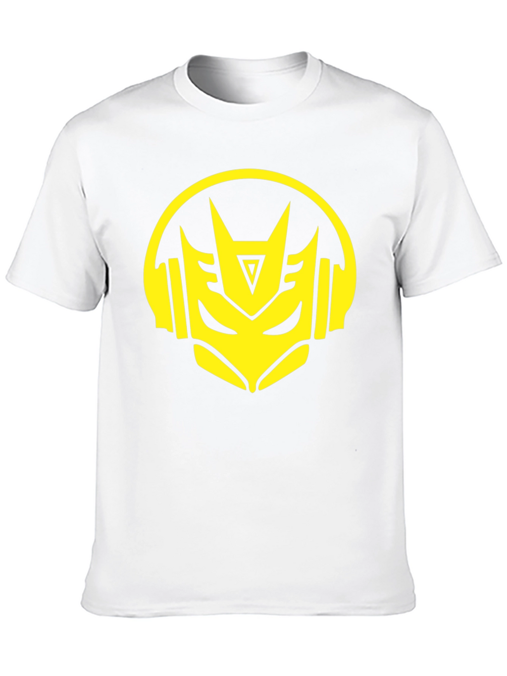 Robot Headphone Graphic Black T-Shirt