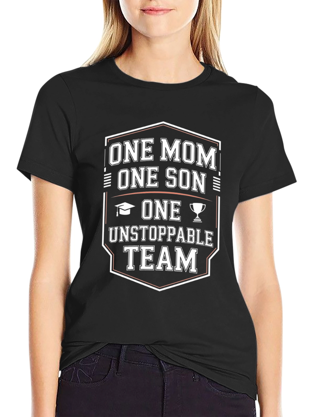 One Mom One Son Unstoppable Team T-Shirt
