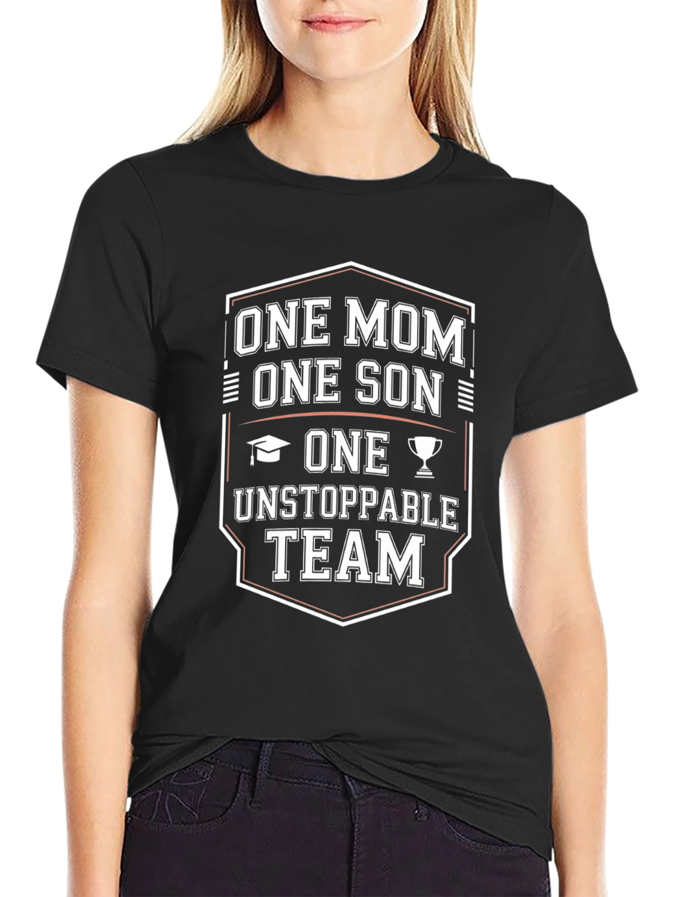 One Mom One Son Unstoppable Team T-Shirt