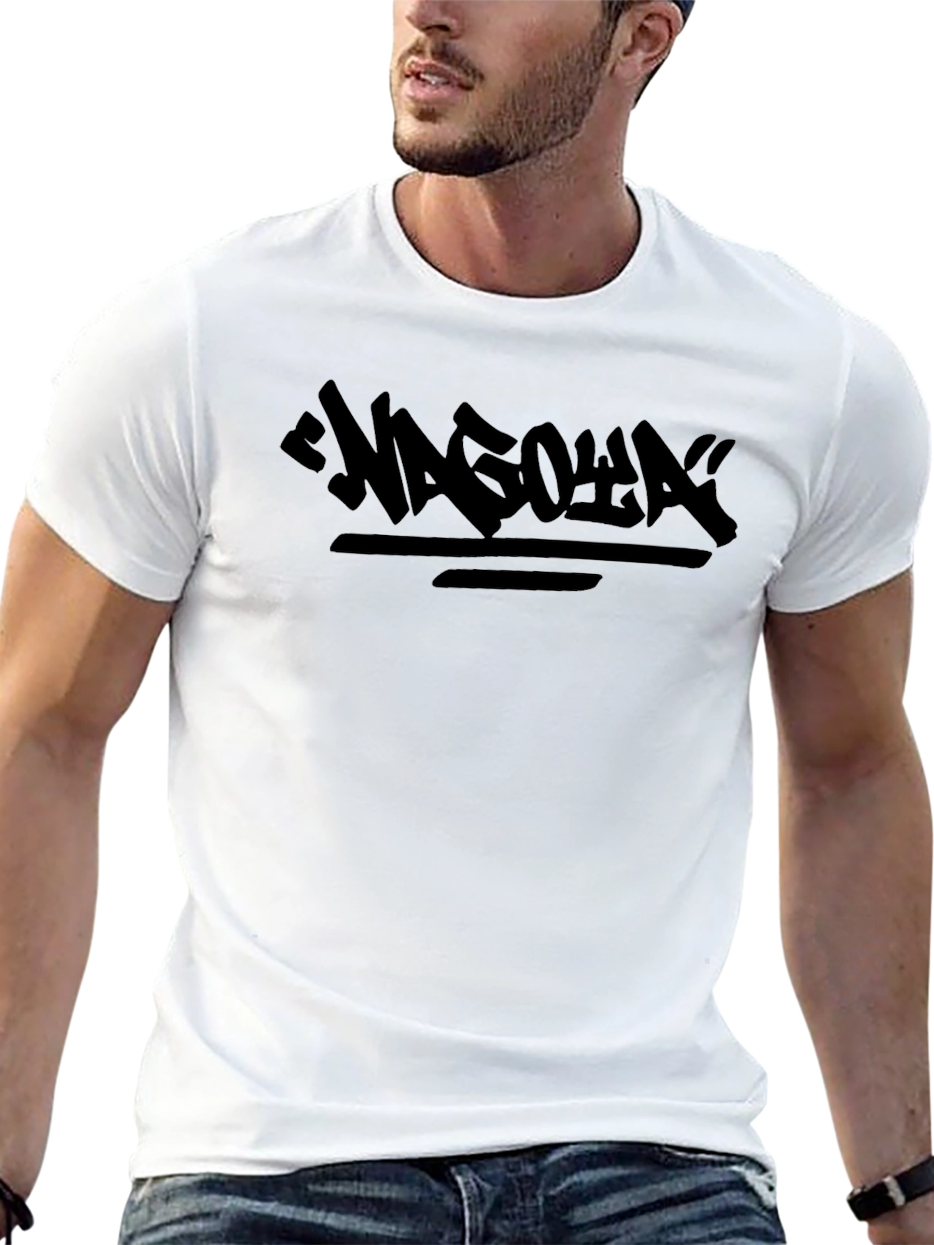 Black Nagowa Graphic T-Shirt