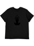 Namaste Yoga Black Graphic Tee