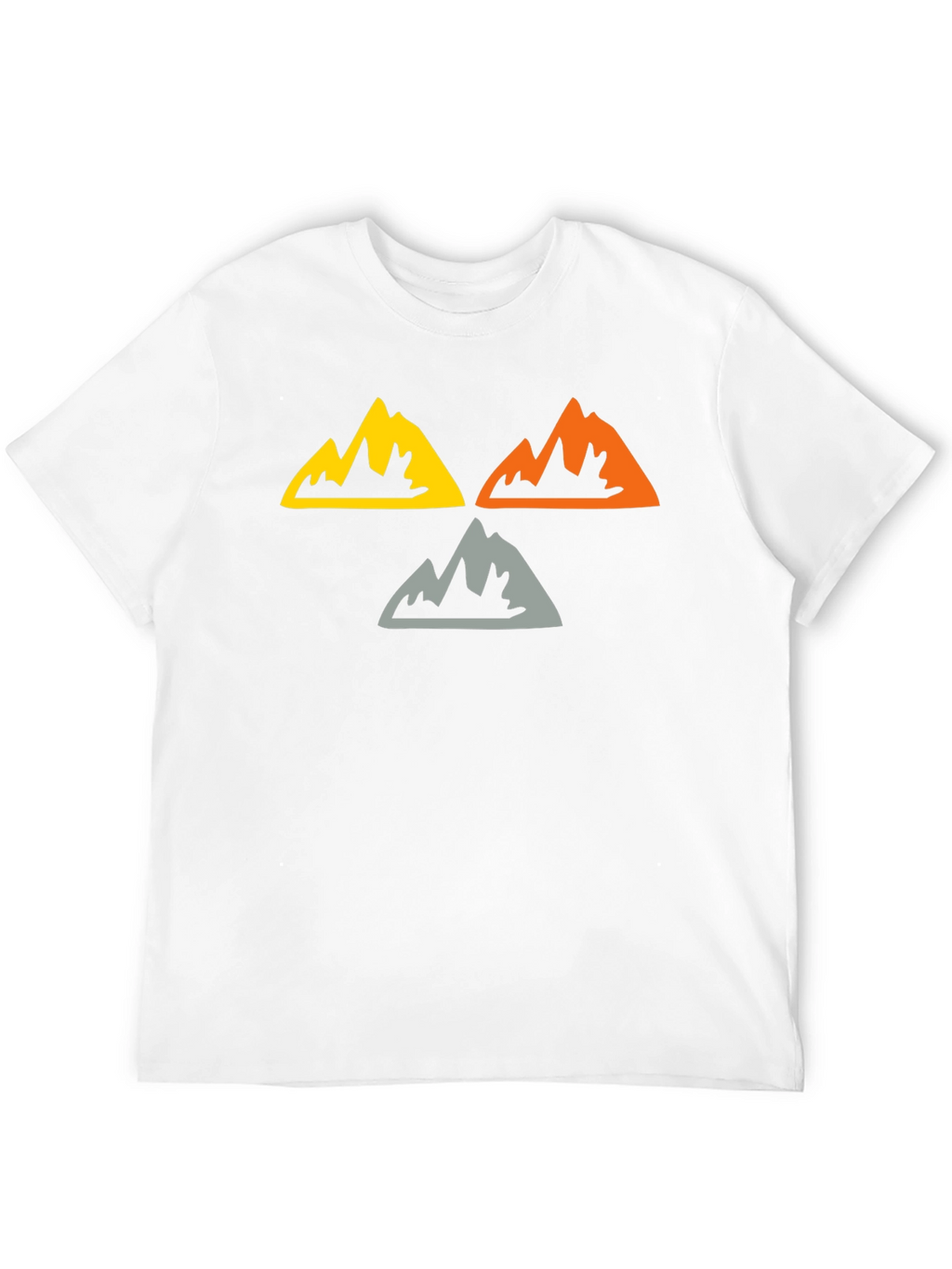 Mountain Peaks Graphic Tee - Black