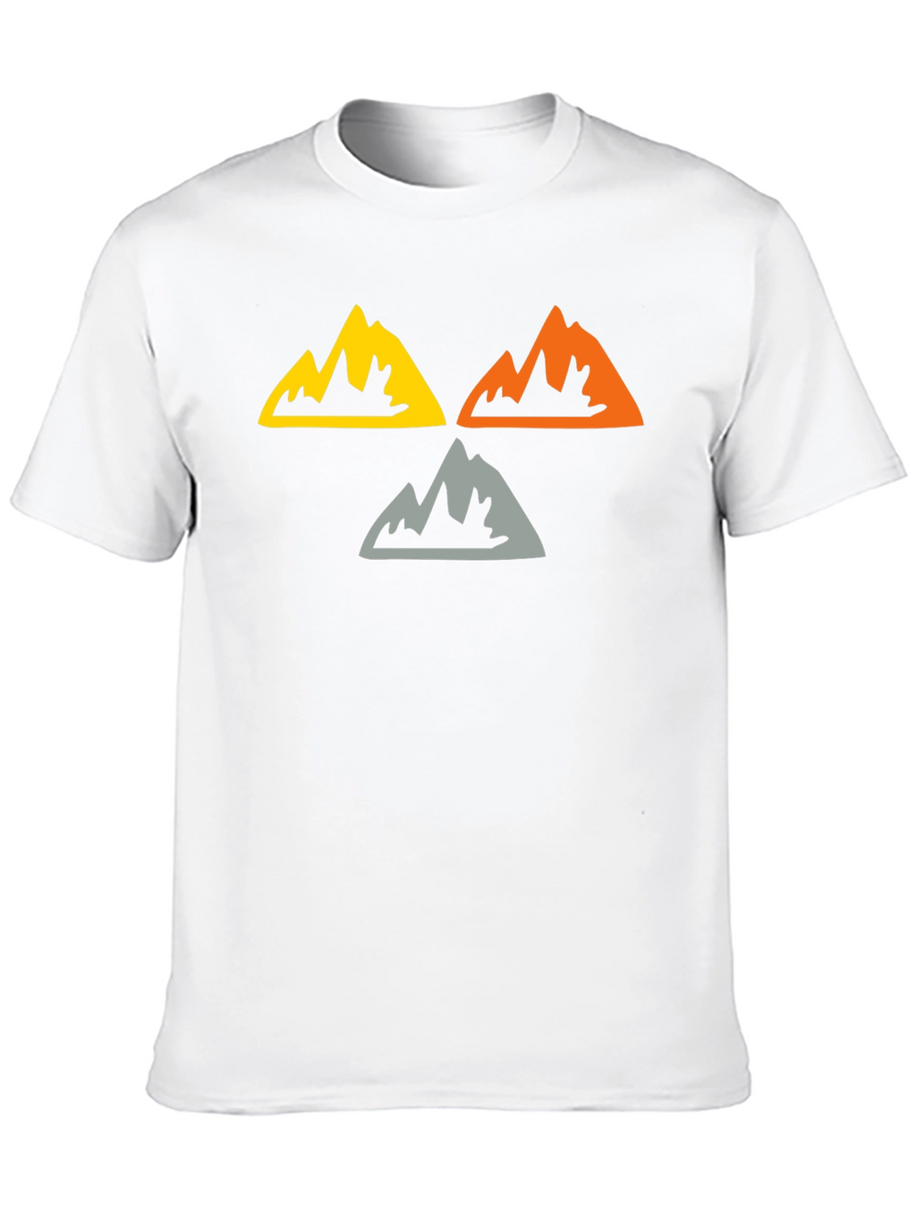Mountain Peaks Graphic Tee - Black